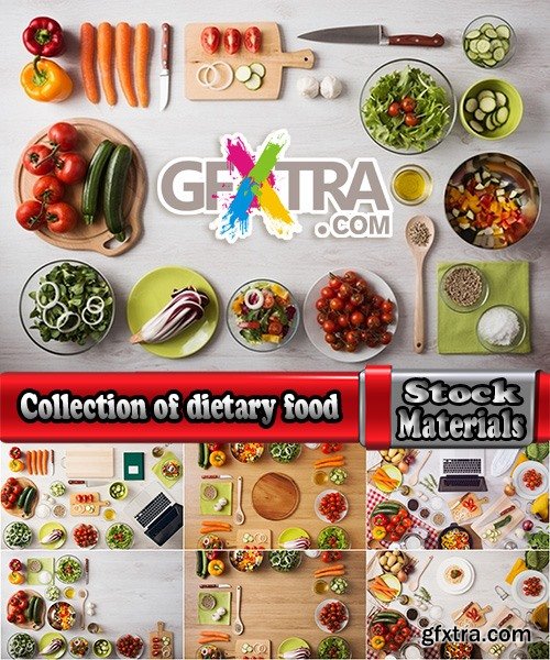 Collection of dietary food set meal for weight loss 25 HQ Jpeg