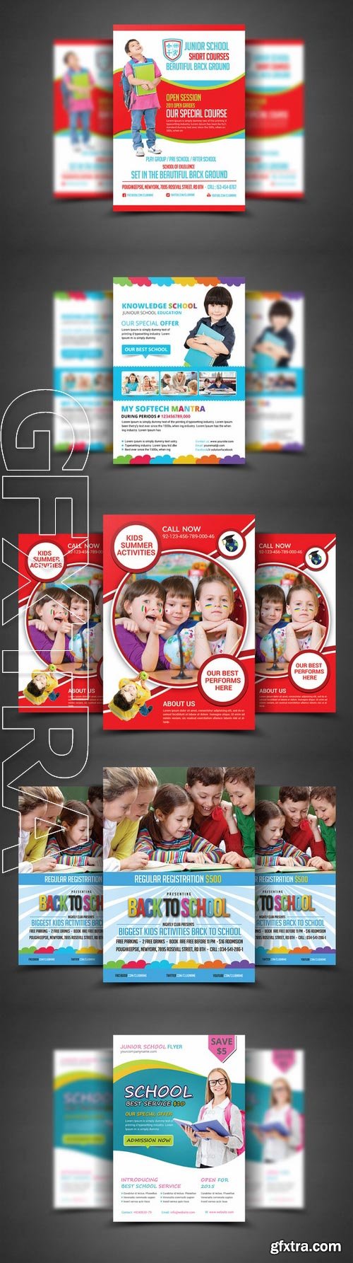 CM - School Education Flyer Bundle 329405 CM - School Education Flyer Bundle 329405