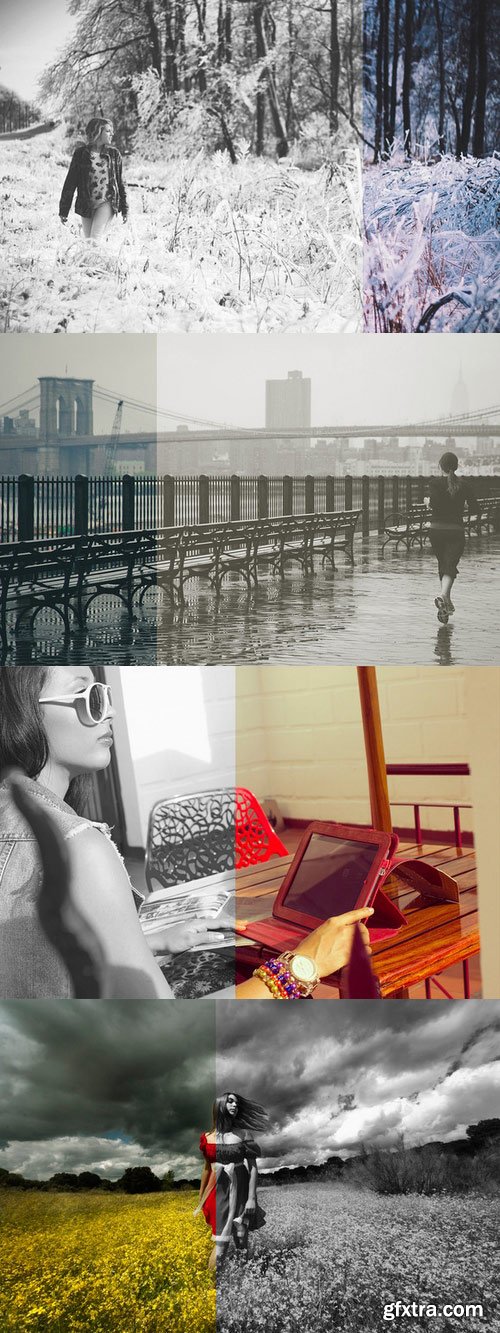 CM - 15 Black and White Actions 342702 CM - 15 Black and White Actions 342702