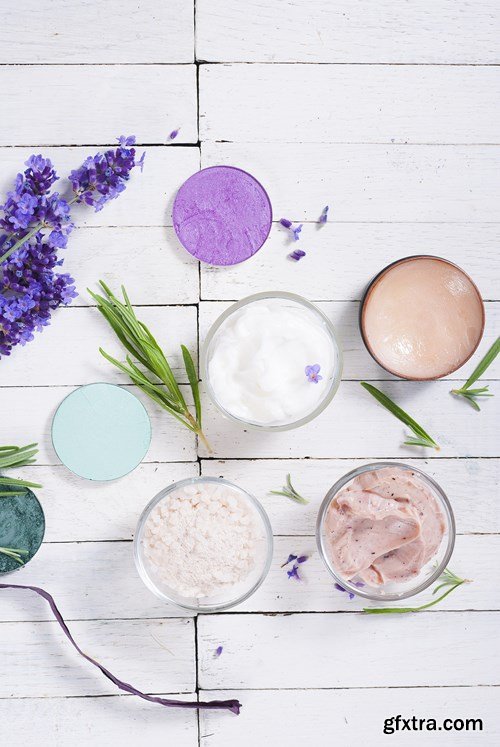 Wooden Table Background &amp; Make Up - 30x JPEG