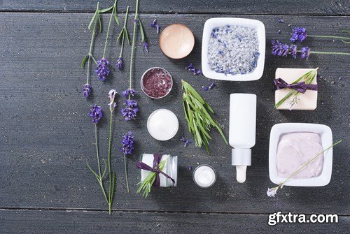 Wooden Table Background &amp; Make Up - 30x JPEG