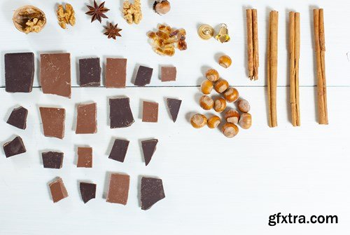 Wooden Table Background &amp; Make Up - 30x JPEG