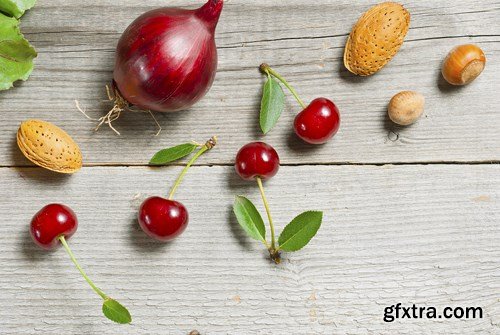 Wooden Table Background &amp; Make Up - 30x JPEG