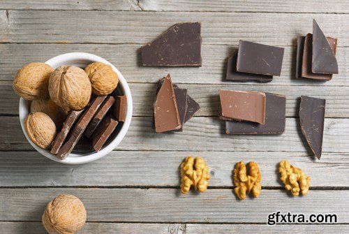 Wooden Table Background &amp; Make Up - 30x JPEG