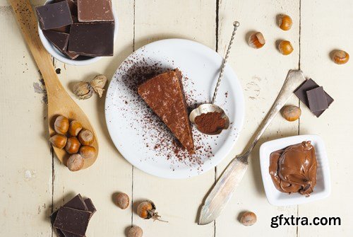 Wooden Table Background &amp; Make Up - 30x JPEG