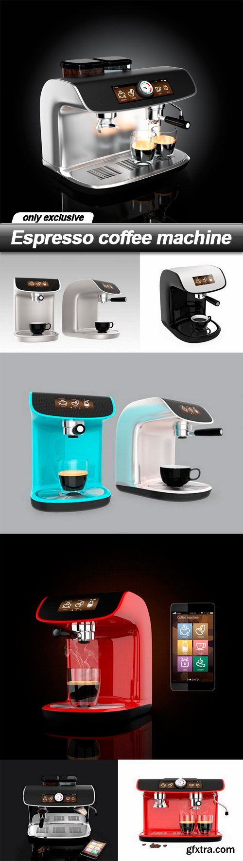 Espresso coffee machine - 7 UHQ JPEG