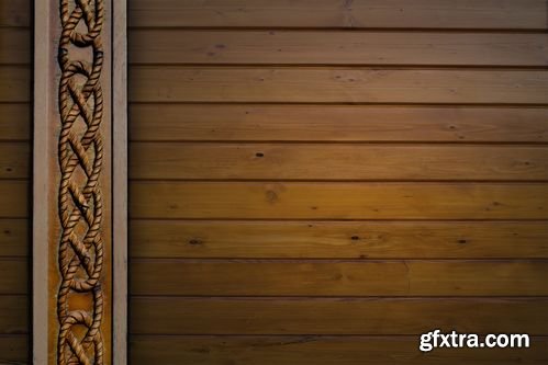 Wooden textures with pattern