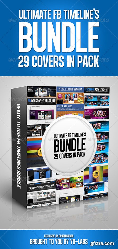 Graphicriver FB Timelines Bundle V3 3394071