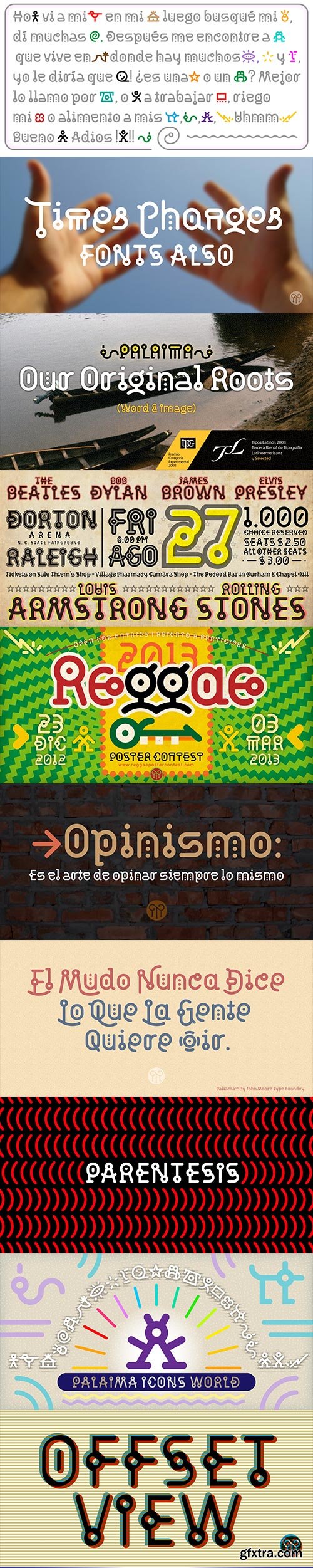 Palaima - Geometric Display Font Inspired by Aboriginal Pictographs Palaima - Geometric Display Font Inspired by Aboriginal Pictographs