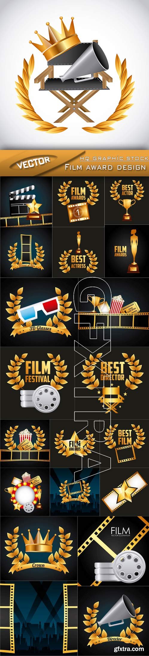 Stock Vector - Film award design