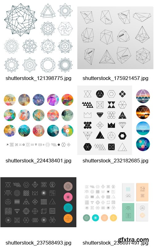 Amazing SS - Polygonal Triangles & Shapes, 25xEPS Amazing SS - Polygonal Triangles & Shapes, 25xEPS