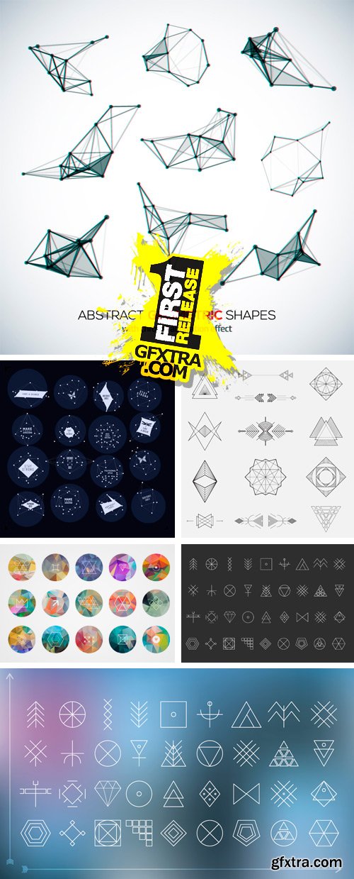 Amazing SS - Polygonal Triangles &amp; Shapes, 25xEPS