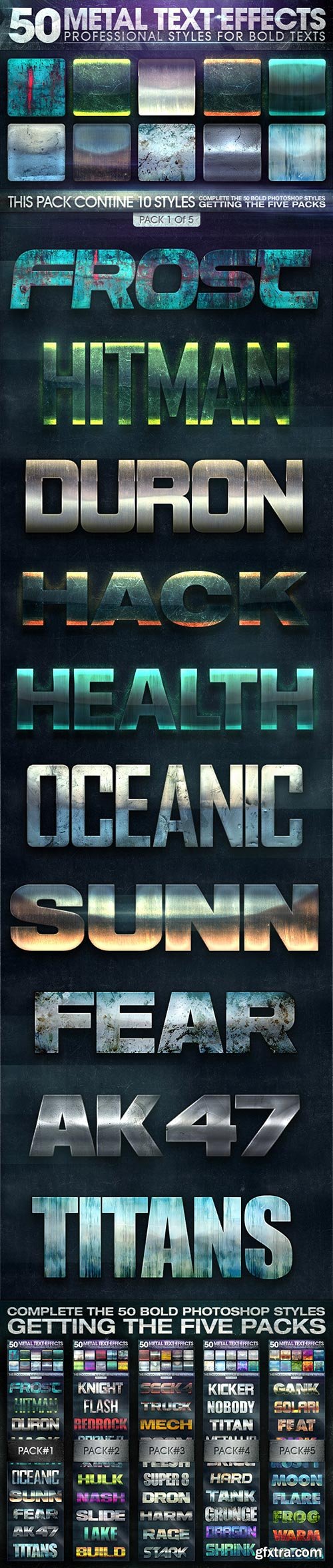 50 Metal Text Effects 1 of 5 8344089