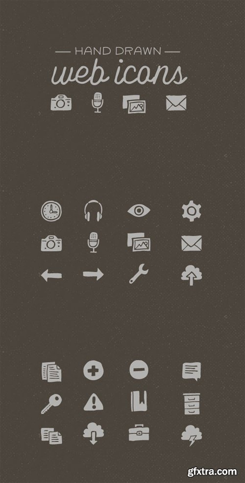 Hand Drawn Web Icons