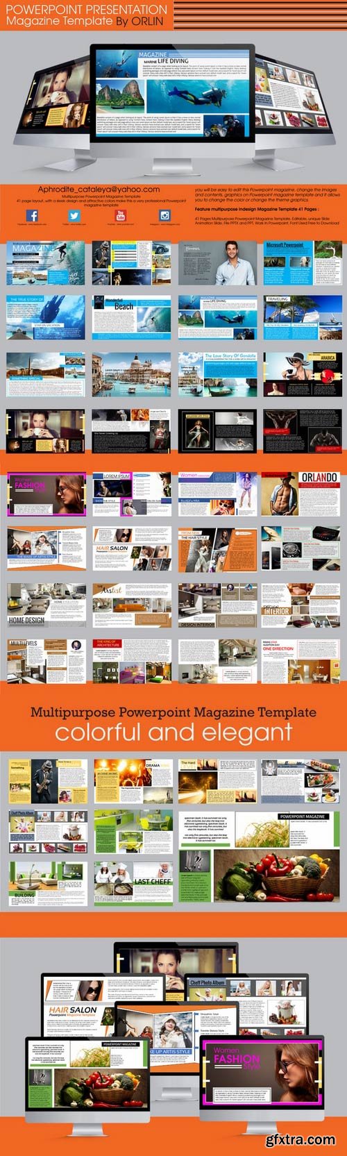 CM - Powerpoint Magazine Template 360601 CM - Powerpoint Magazine Template 360601