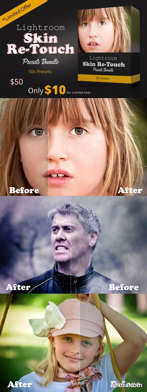 CM - Skin Re-Touch Lightroom Preset Pack 351895 CM - Skin Re-Touch Lightroom Preset Pack 351895