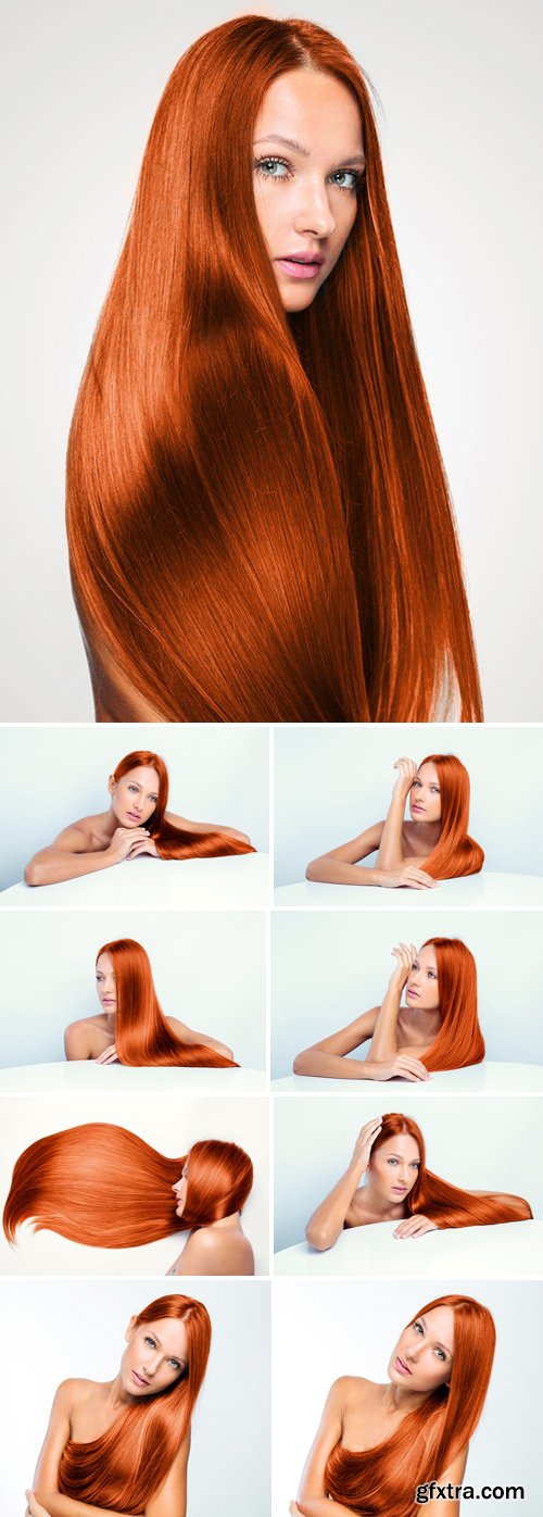 Beautiful Woman With Healthy Long Hair 9xJPG