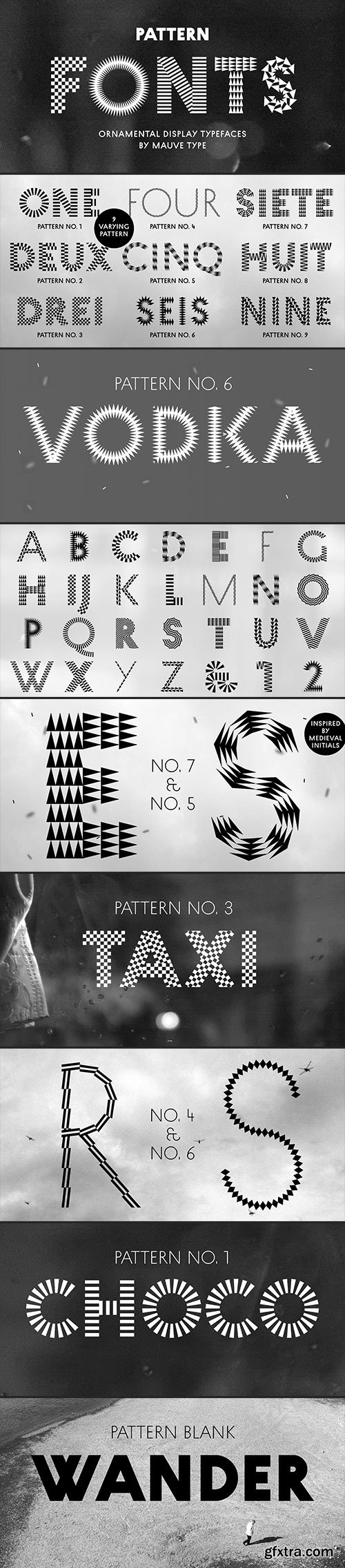 Pattern - Exclusively Geometric, Providing a Very Distinct Feel 37xOTF $429 NEW! Pattern - Exclusively Geometric, Providing a Very Distinct Feel 37xOTF $429 NEW!