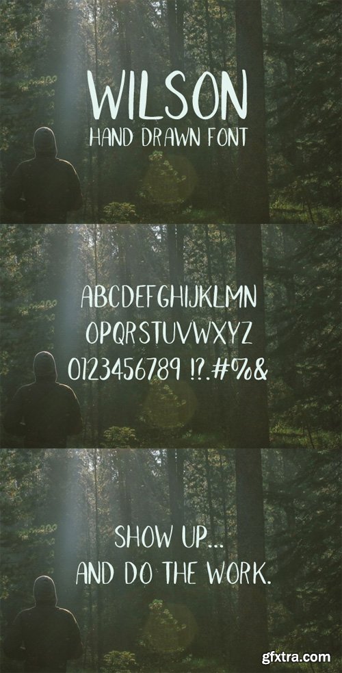 Wilson - Hand Drawn Font