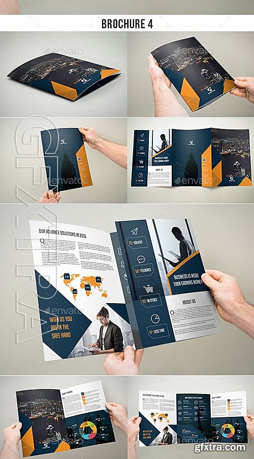 GraphicRiver - Trifold Brochure Bundle - 3xA4 size 12779253