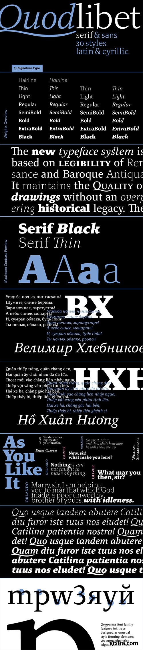 Quodlibet Serif - The New Universal Typeface 14xOTF $306 Quodlibet Serif - The New Universal Typeface 14xOTF $306