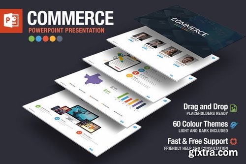 CM - Commerce Powerpoint Template 288226 CM - Commerce Powerpoint Template 288226