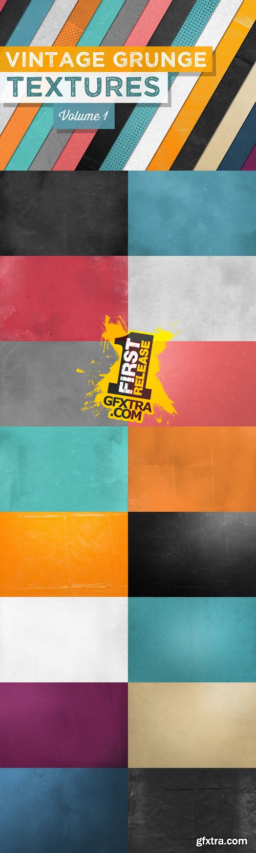 CM - Vintage Grunge Textures Vol.1 80288 CM - Vintage Grunge Textures Vol.1 80288