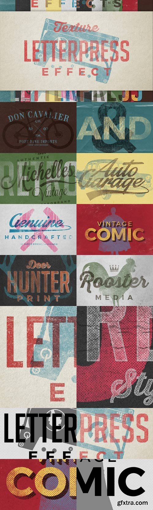 CM - Vintage Letterpress Texture Effects 179667 CM - Vintage Letterpress Texture Effects 179667