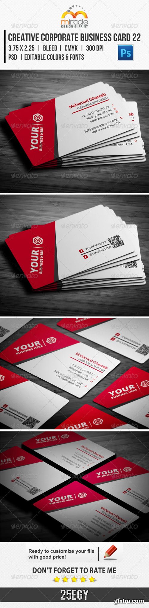 GraphicrRiver - Creative Corporate Business Card 22 GraphicrRiver - Creative Corporate Business Card 22