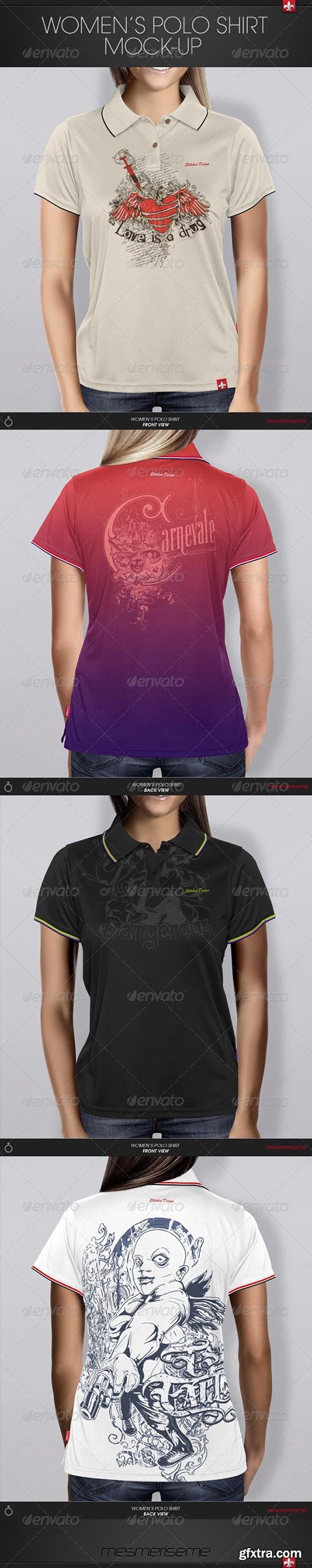 GraphicRiver - Women's Polo Shirt Mock-up 6241364 GraphicRiver - Women's Polo Shirt Mock-up 6241364