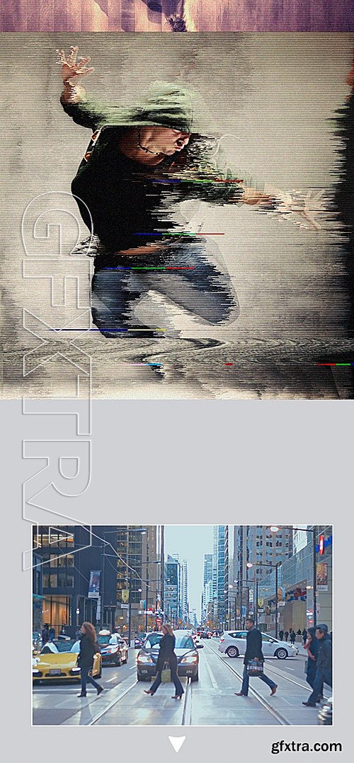 GraphicRiver - Glitch Photoshop Action 12811041