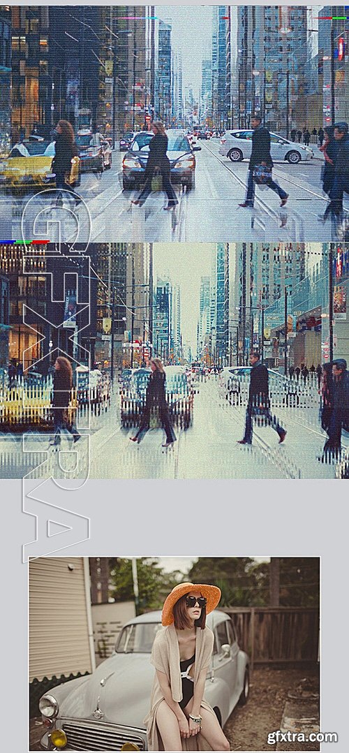 GraphicRiver - Glitch Photoshop Action 12811041