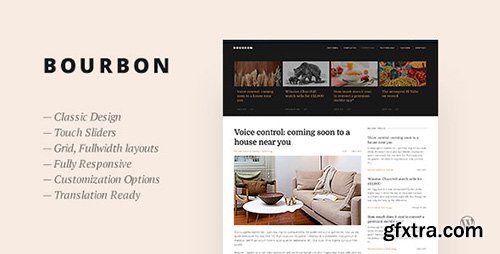 ThemeForest - Bourbon v1.4 - Responsive WordPress Blog Theme - 12451191