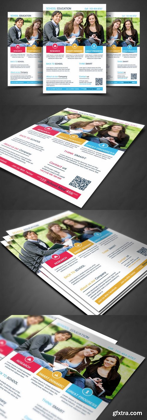 CM - School Education Flyers 292445 CM - School Education Flyers 292445