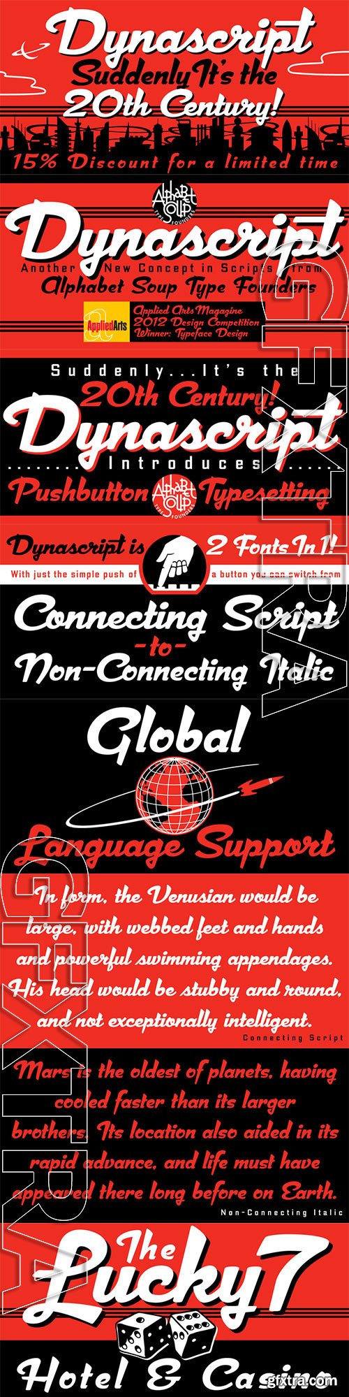 Dynascript - New Concept in Typeface OTF $60 Dynascript - New Concept in Typeface OTF $60