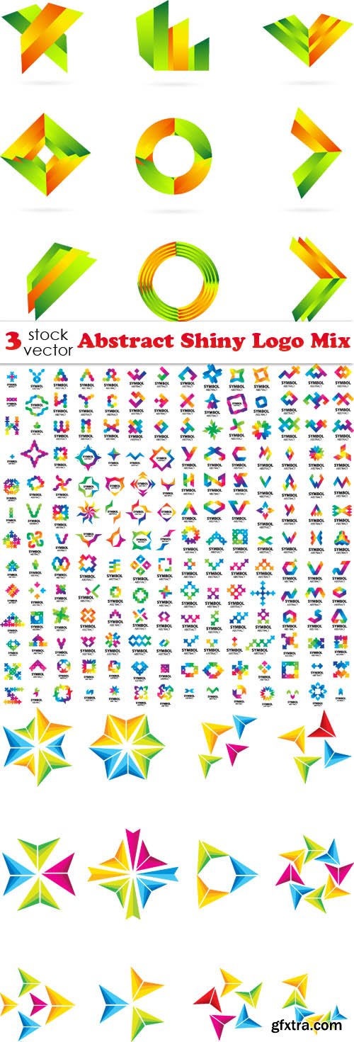 Vectors - Abstract Shiny Logo Mix