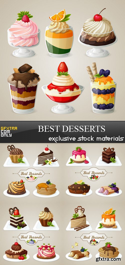 Best Desserts - 5 UHQ JPEG