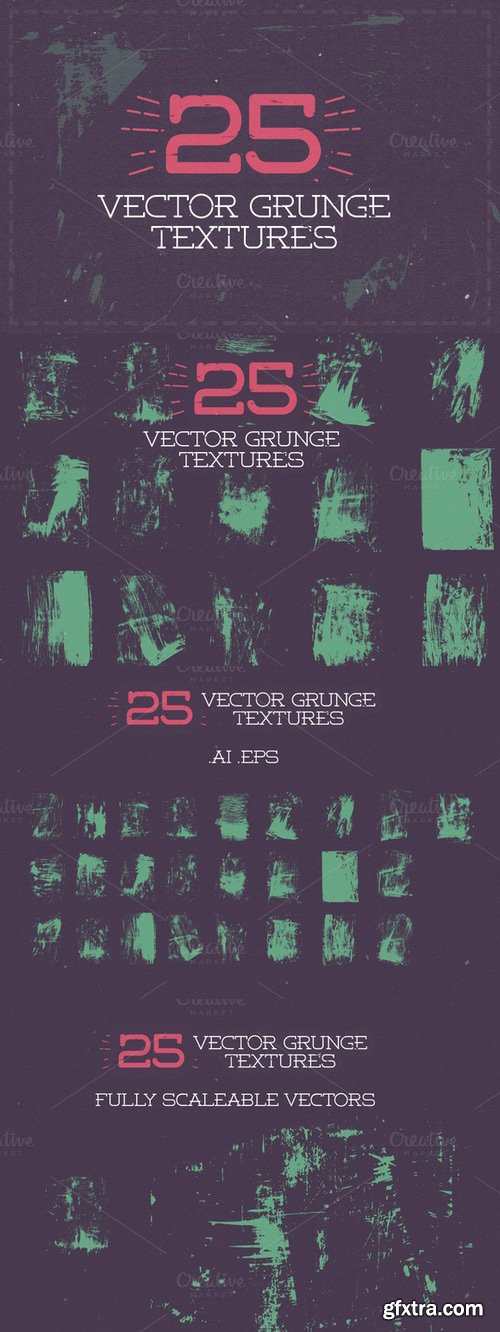 CM - 25 Vector Grunge Textures 101906 CM - 25 Vector Grunge Textures 101906