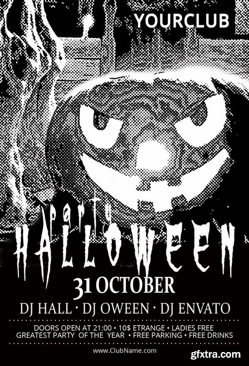 CM - Black and white flyer for the Hallow 362875 CM - Black and white flyer for the Hallow 362875