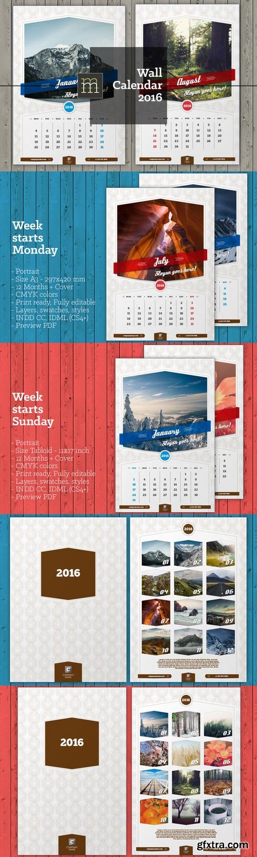CM - Wall Calendar 2016 361973 CM - Wall Calendar 2016 361973