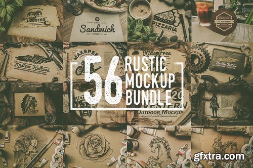 CM - Rustic Mockup Bundle - 365221