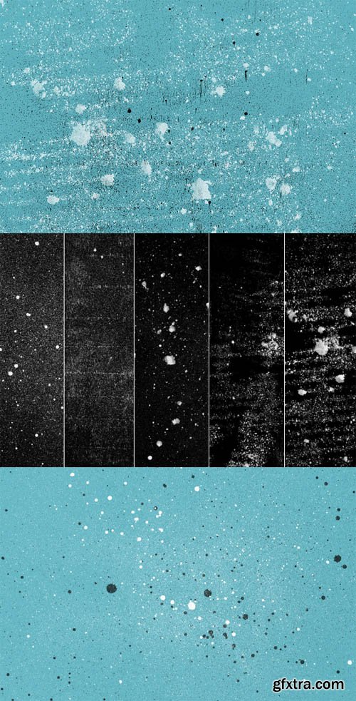 Gritty Drips and Specs Brush Set