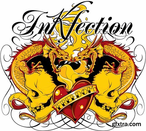 Tattoo design - 15 EPS Tattoo design - 15 EPS