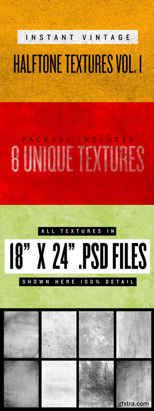 HALFTONE TEXTURES VOL. 1 - CM 22445