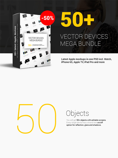 CM 50+ Apple Mockups Mega Bundle 375868