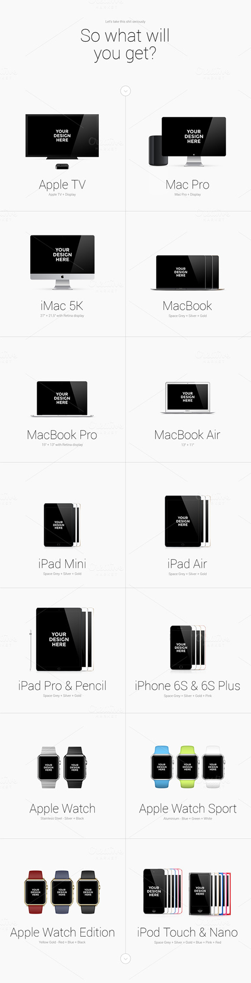 CM 50+ Apple Mockups Mega Bundle 375868