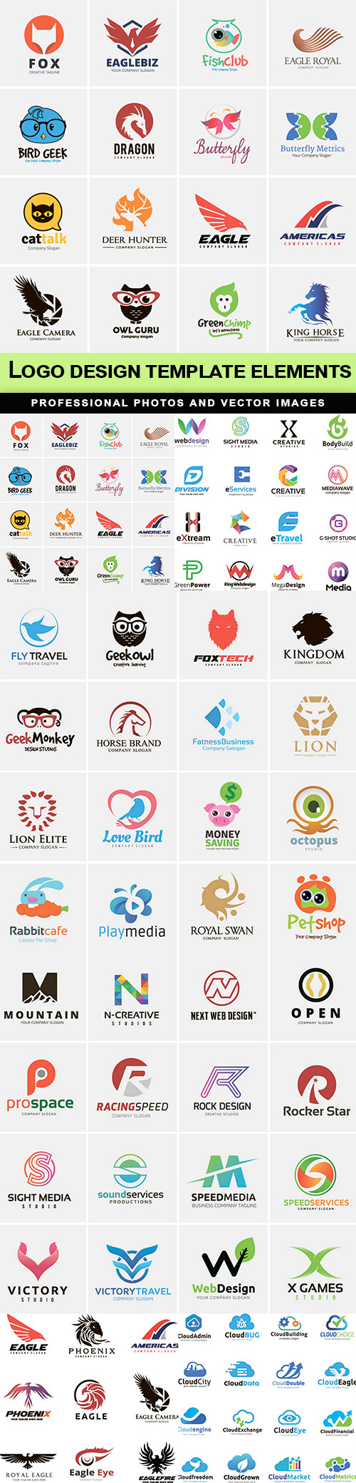 Logo design template elements - 6 EPS Logo design template elements - 6 EPS