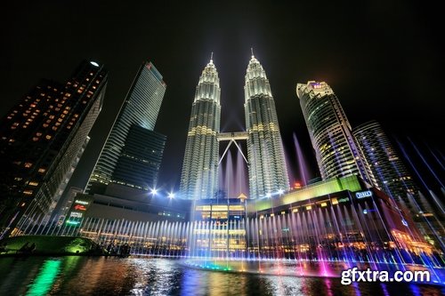 Collection of the most beautiful cities of the world landscape of night city lights skyscraper Malaysia 25 HQ Jpeg
