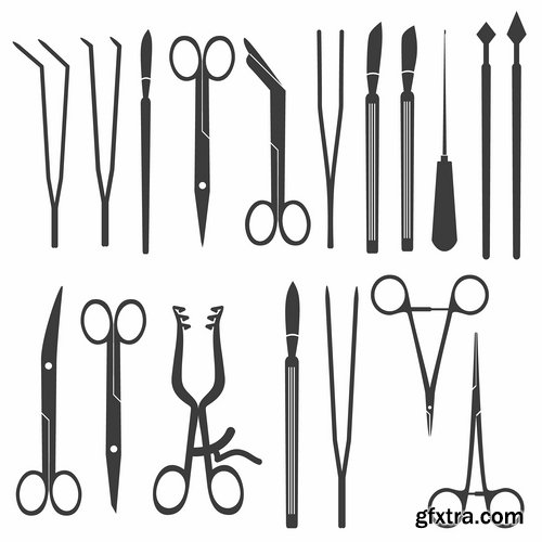 Medical Icons, Tools, Infographics 25xEPS