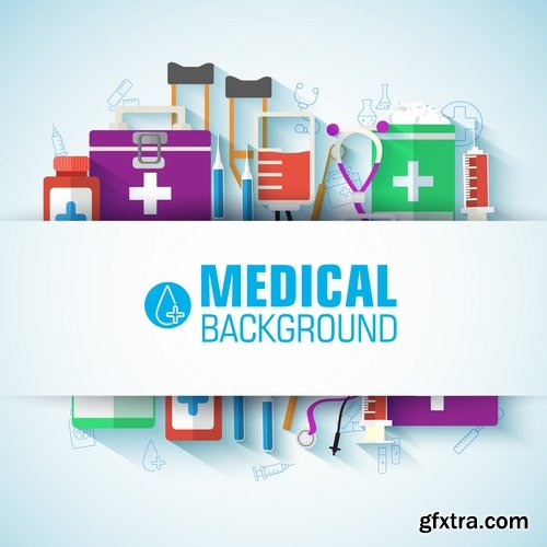 Medical Icons, Tools, Infographics 25xEPS